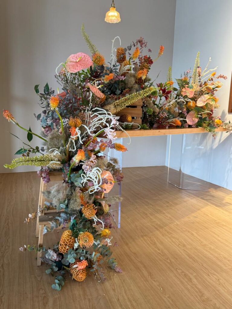 Korean style floral arrangement