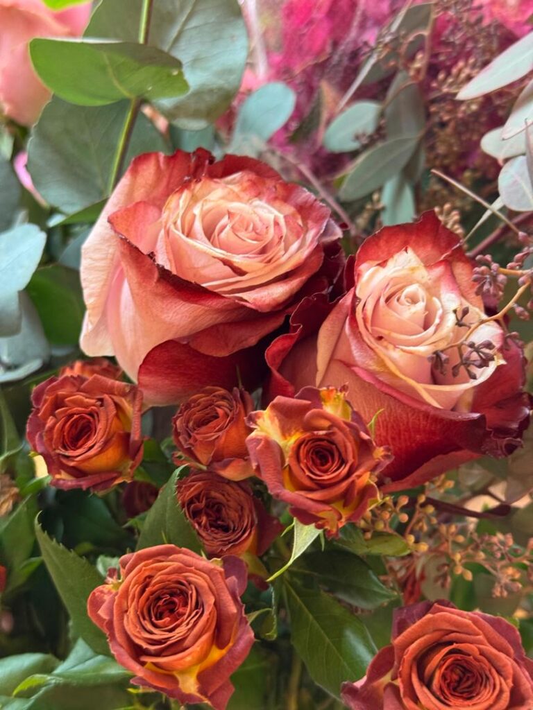 beautiful red floral arrangement