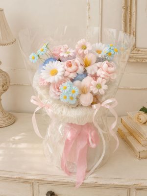 Sweet Blush Soap Flower Bouquet 甜心梦幻香皂花礼