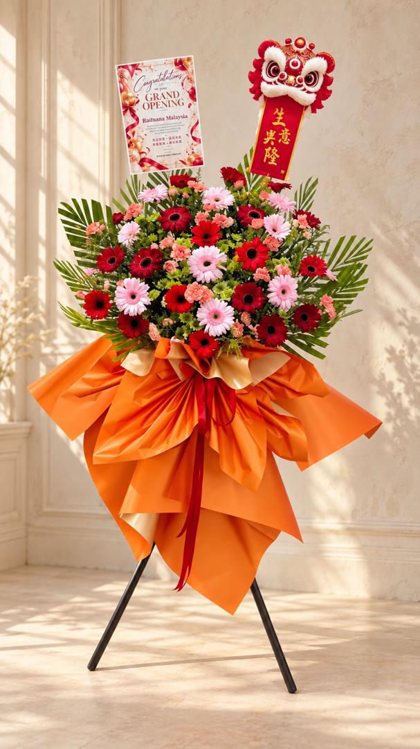 Grand Opening Prosperity Flower Stand | 开业大吉花篮